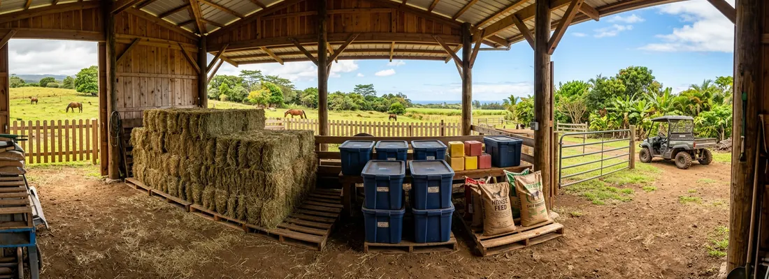 Keeping Feed Fresh: Hay & Grain Storage in Tropical Hawaii