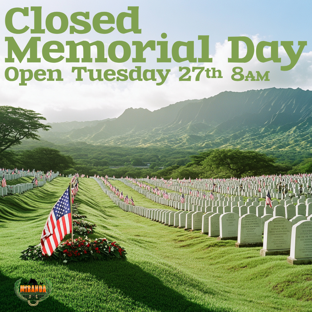 Miranda Country Store is Closed on Memorial Day