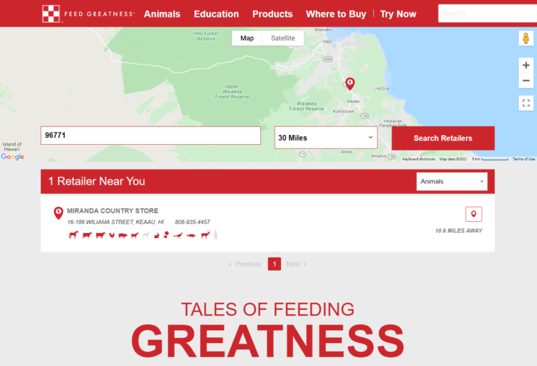 Feed, Fencing and Fertilizer Supply in Hilo, Hawaii